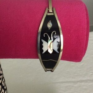 Woman’s Bracelet made in Mexico sliver and black color #10